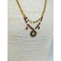 Collier pierres étoile