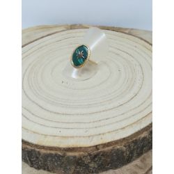 bague malachite