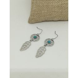 Boucles d'oreilles plumes